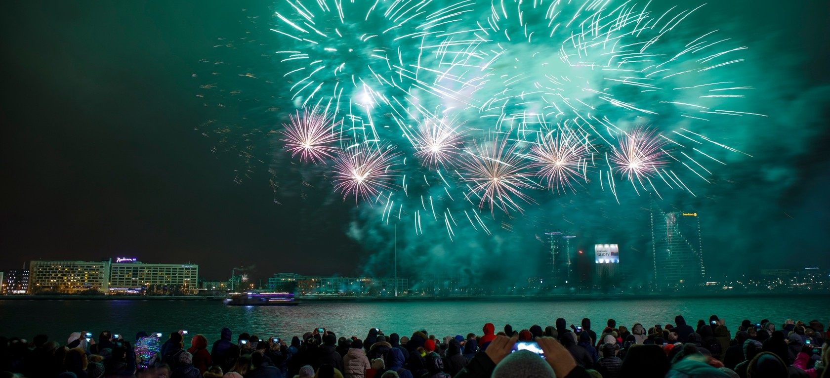 Rīgā Jaunā gada sagaidīšanas pasākumi pulcēja apmēram 50 tūkstošus apmeklētājus