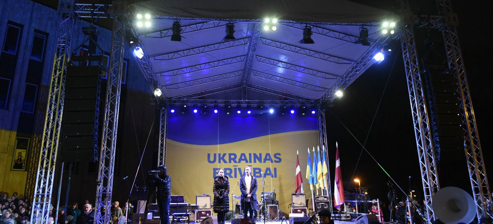 Pie Kongresu nama Ukrainas atbalstam notika sirsnīgs koncerts "Ukrainas brīvībai"