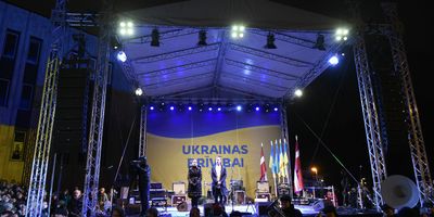 Pie Kongresu nama Ukrainas atbalstam notika sirsnīgs koncerts "Ukrainas brīvībai"