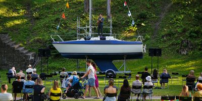 Rīgas svētku norises pie Māras dīķa