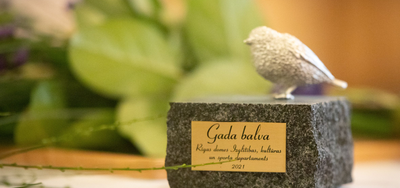 Pašvaldības balvas "Baltais zvirbulis 2021" pasniegšanas ceremonija